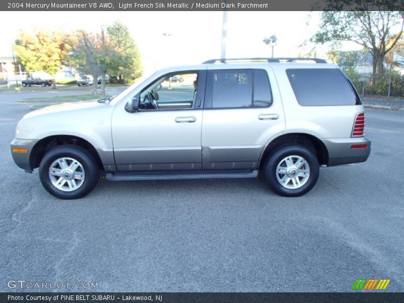 Light French Silk Metallic / Medium Dark Parchment 2004 Mercury Mountaineer V8 AWD