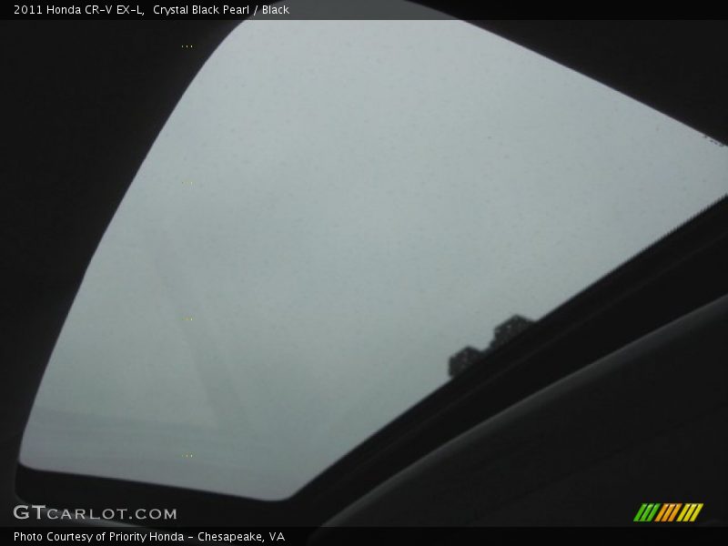 Crystal Black Pearl / Black 2011 Honda CR-V EX-L