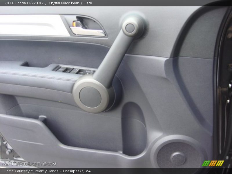 Crystal Black Pearl / Black 2011 Honda CR-V EX-L