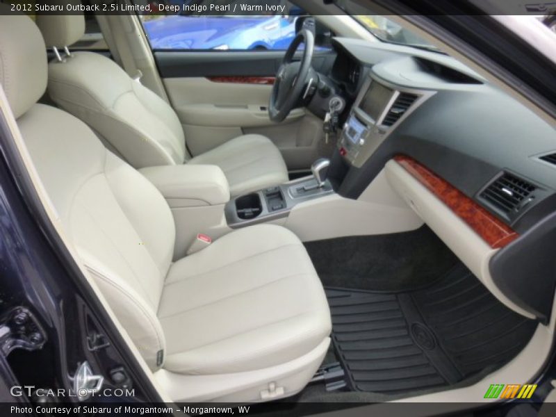 Deep Indigo Pearl / Warm Ivory 2012 Subaru Outback 2.5i Limited