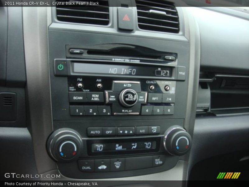 Crystal Black Pearl / Black 2011 Honda CR-V EX-L