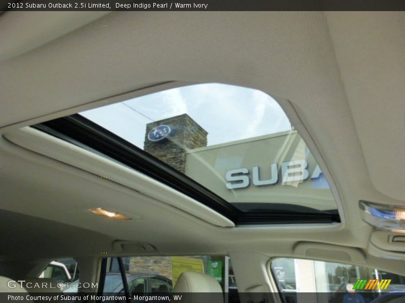 Deep Indigo Pearl / Warm Ivory 2012 Subaru Outback 2.5i Limited