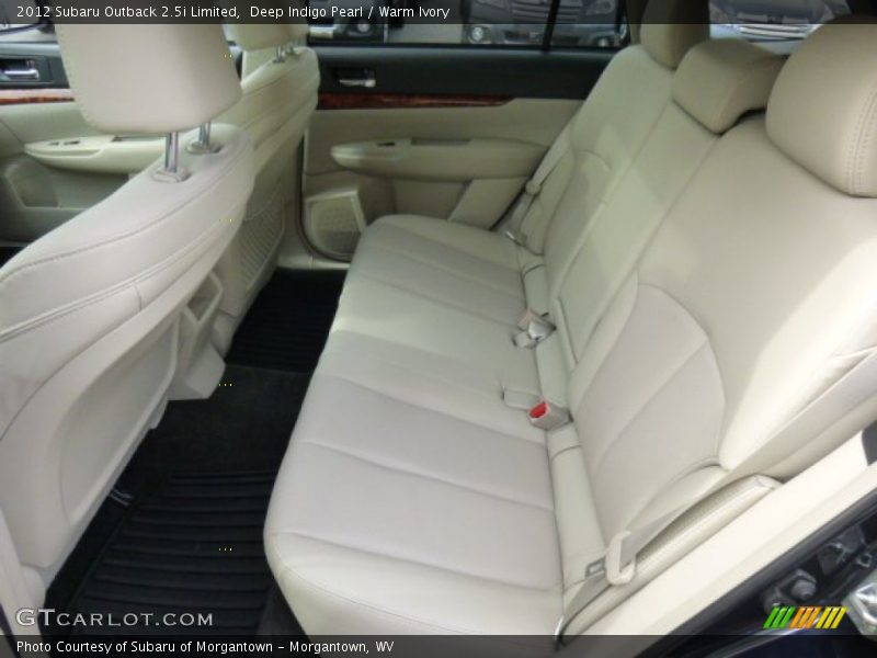 Deep Indigo Pearl / Warm Ivory 2012 Subaru Outback 2.5i Limited