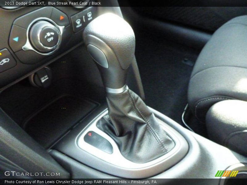 Blue Streak Pearl Coat / Black 2013 Dodge Dart SXT