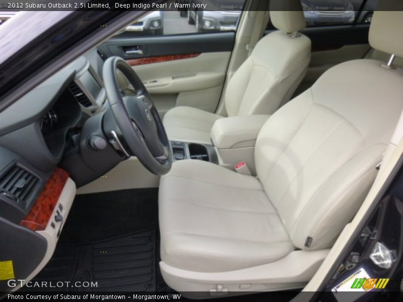 Deep Indigo Pearl / Warm Ivory 2012 Subaru Outback 2.5i Limited