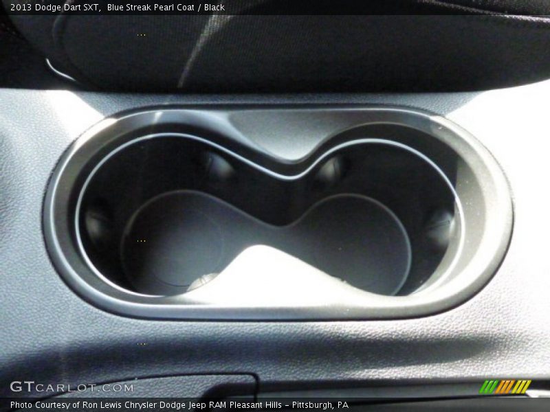 Blue Streak Pearl Coat / Black 2013 Dodge Dart SXT