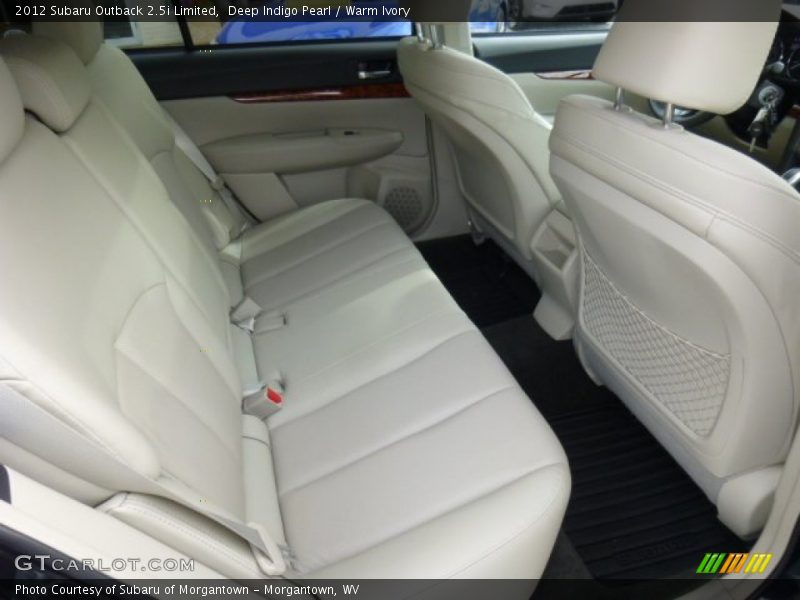 Deep Indigo Pearl / Warm Ivory 2012 Subaru Outback 2.5i Limited
