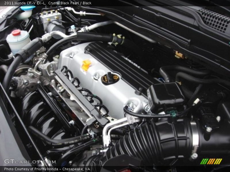 Crystal Black Pearl / Black 2011 Honda CR-V EX-L
