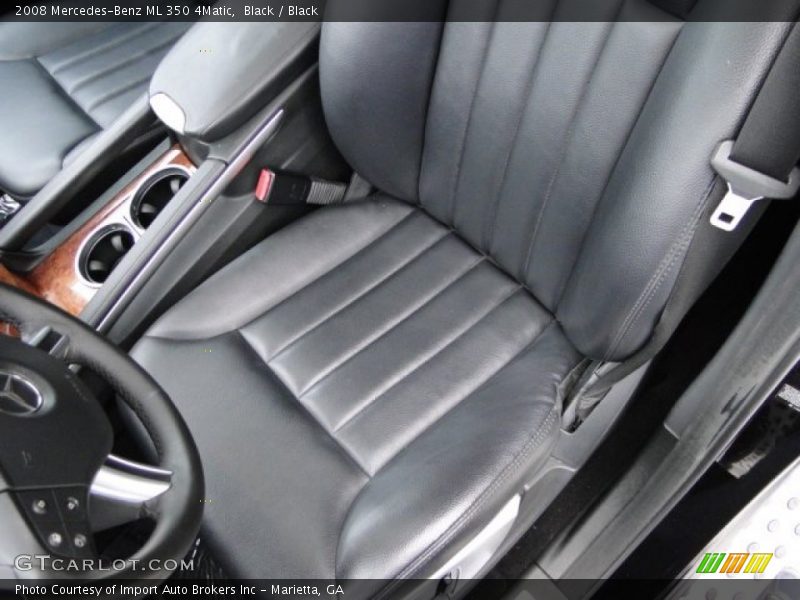 Black / Black 2008 Mercedes-Benz ML 350 4Matic