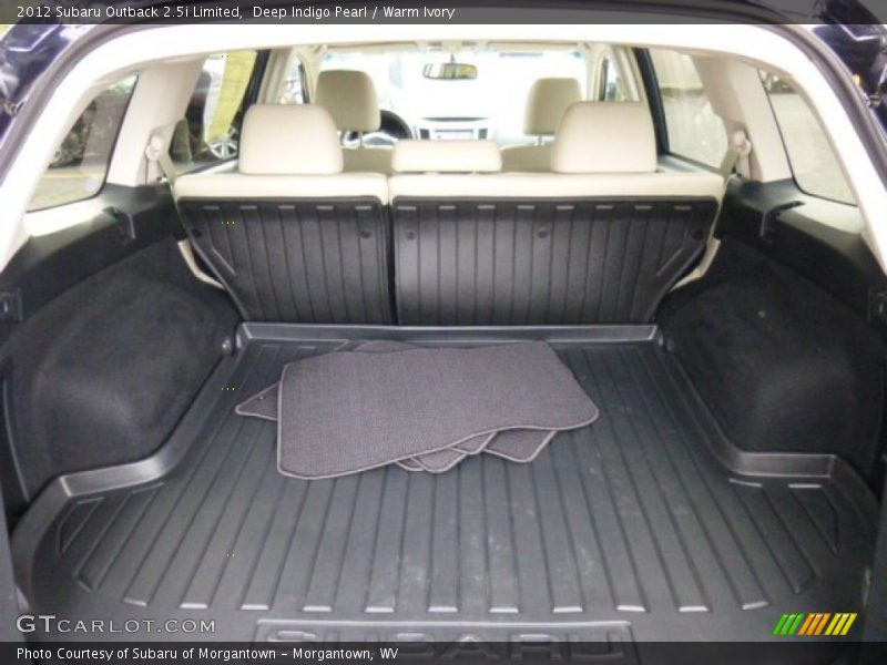 Deep Indigo Pearl / Warm Ivory 2012 Subaru Outback 2.5i Limited