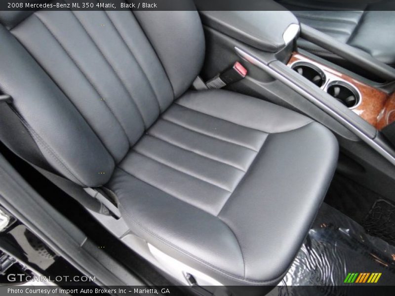 Black / Black 2008 Mercedes-Benz ML 350 4Matic