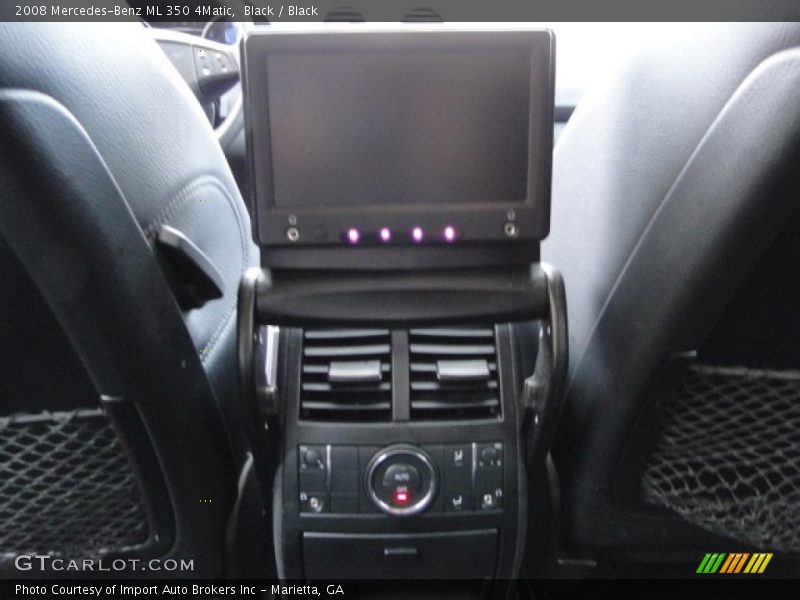 Black / Black 2008 Mercedes-Benz ML 350 4Matic