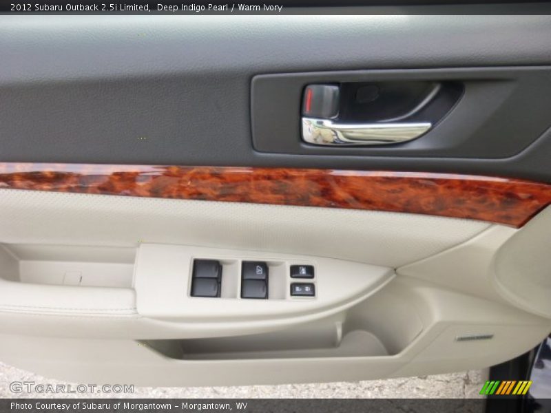 Deep Indigo Pearl / Warm Ivory 2012 Subaru Outback 2.5i Limited