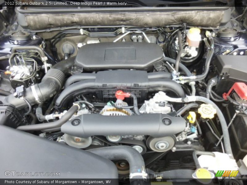 Deep Indigo Pearl / Warm Ivory 2012 Subaru Outback 2.5i Limited