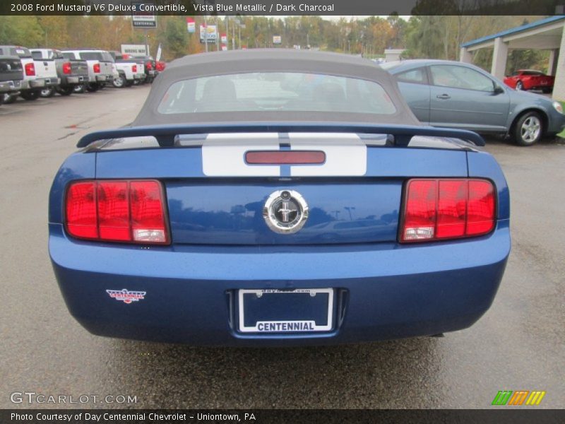 Vista Blue Metallic / Dark Charcoal 2008 Ford Mustang V6 Deluxe Convertible