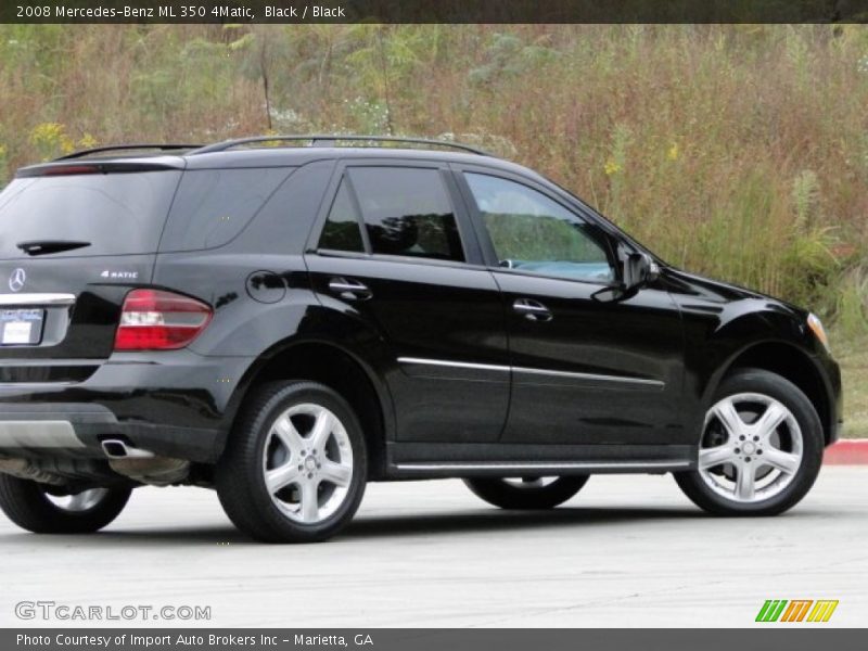 Black / Black 2008 Mercedes-Benz ML 350 4Matic