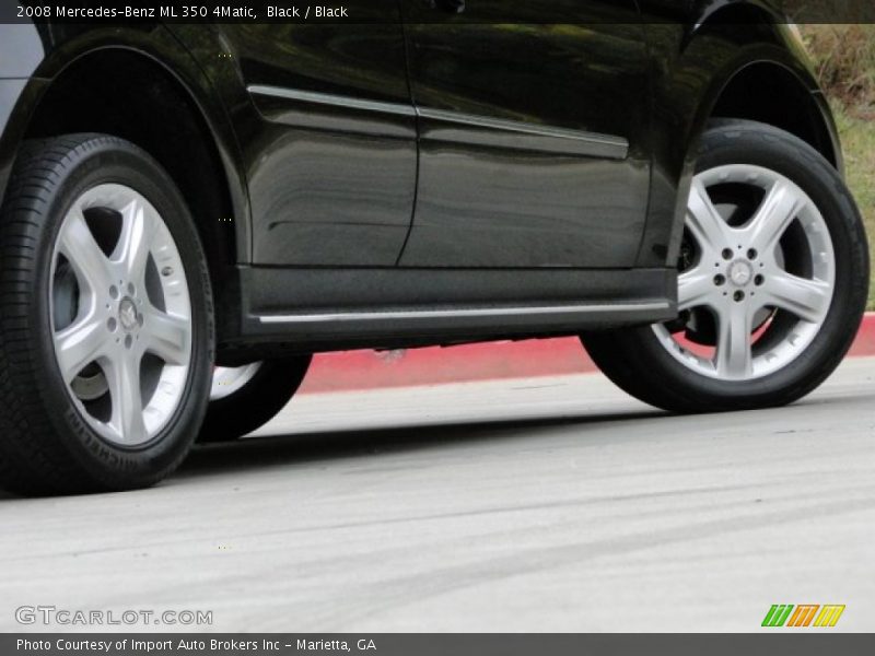 Black / Black 2008 Mercedes-Benz ML 350 4Matic