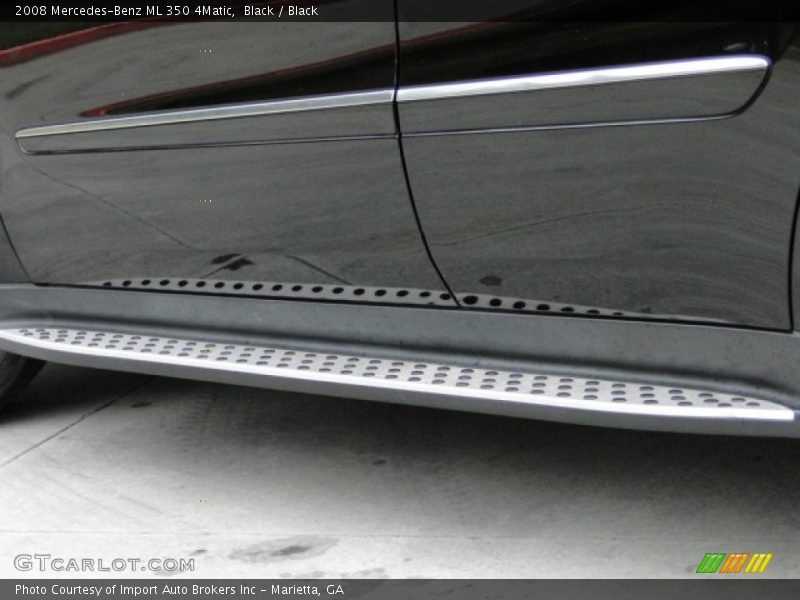 Black / Black 2008 Mercedes-Benz ML 350 4Matic