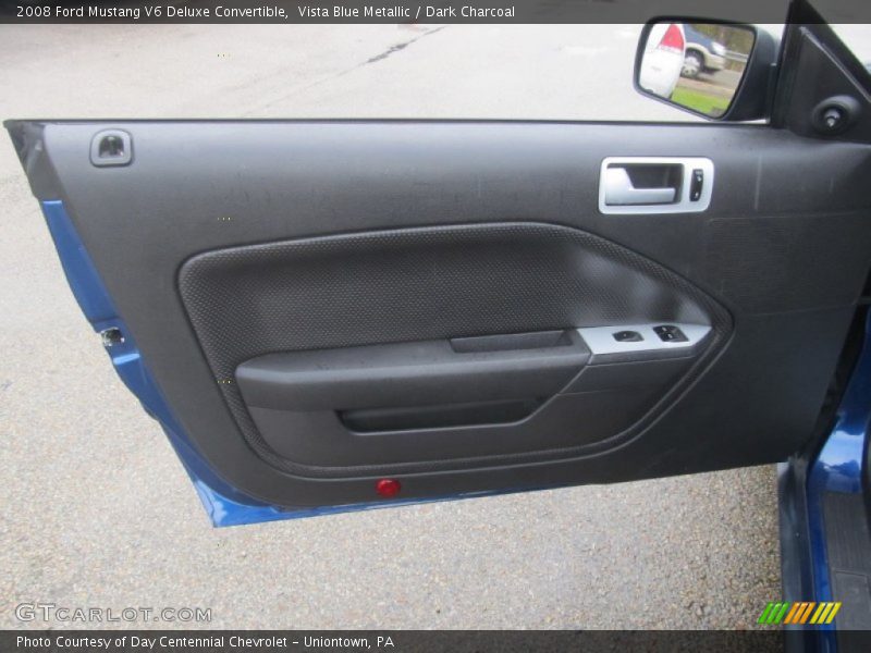 Vista Blue Metallic / Dark Charcoal 2008 Ford Mustang V6 Deluxe Convertible