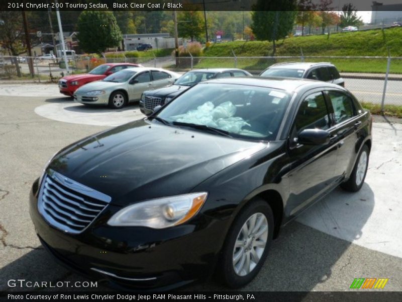 Black Clear Coat / Black 2014 Chrysler 200 Touring Sedan