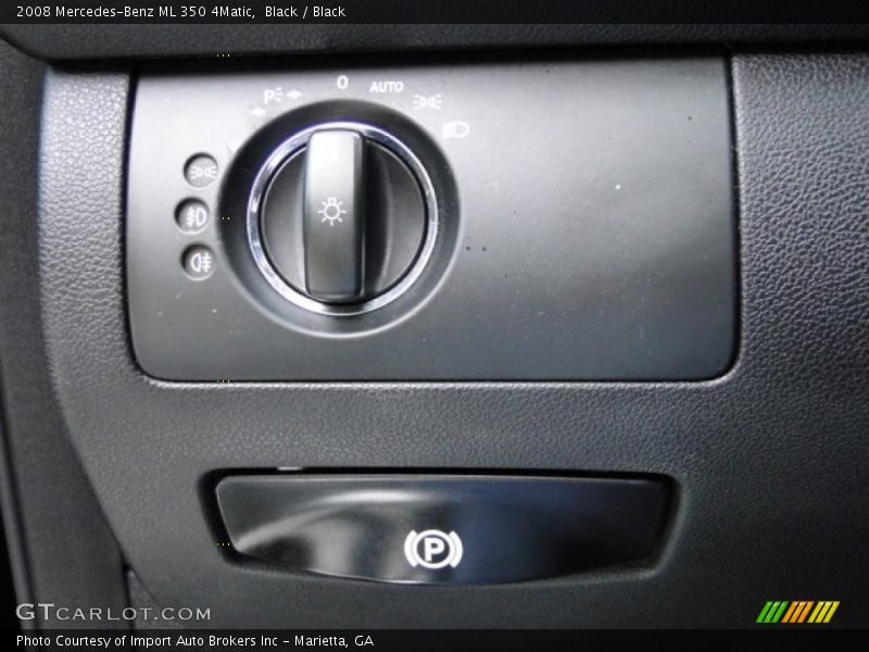 Black / Black 2008 Mercedes-Benz ML 350 4Matic