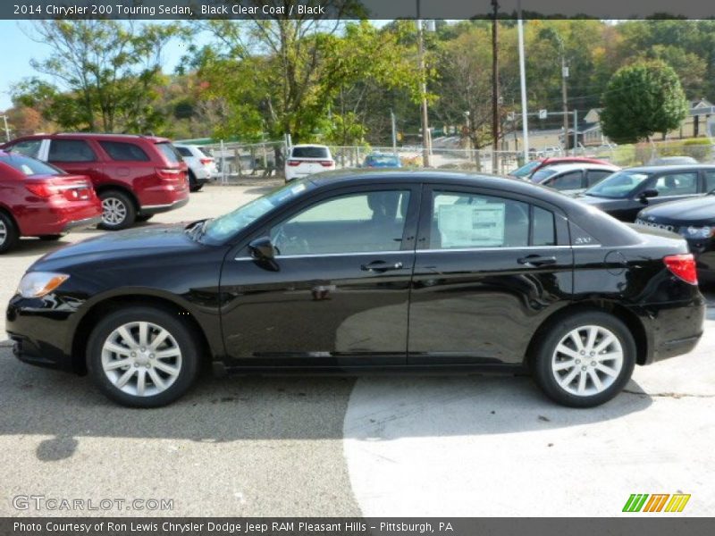 Black Clear Coat / Black 2014 Chrysler 200 Touring Sedan