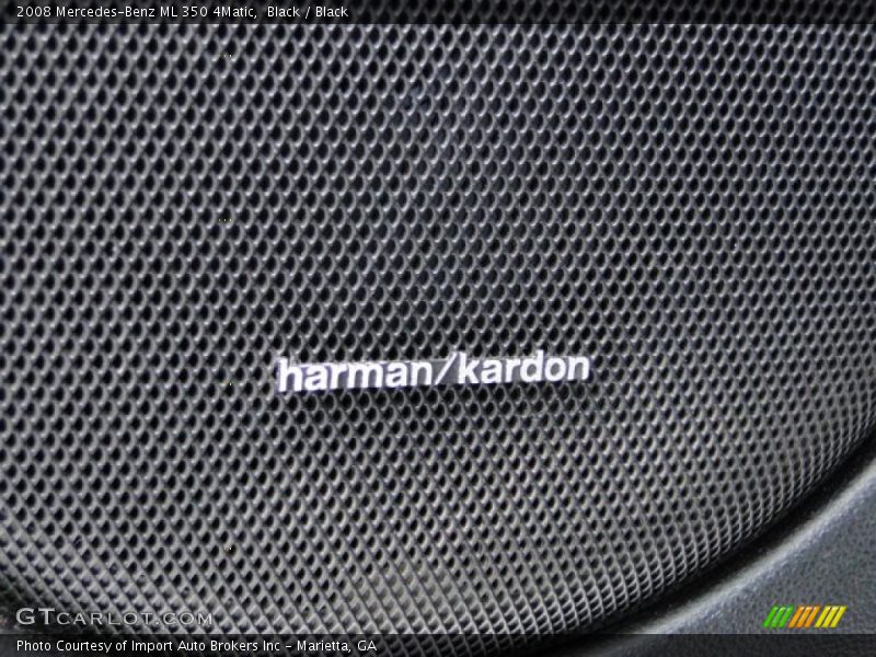 Black / Black 2008 Mercedes-Benz ML 350 4Matic