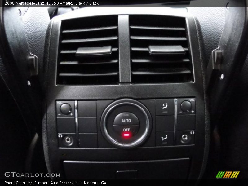 Black / Black 2008 Mercedes-Benz ML 350 4Matic