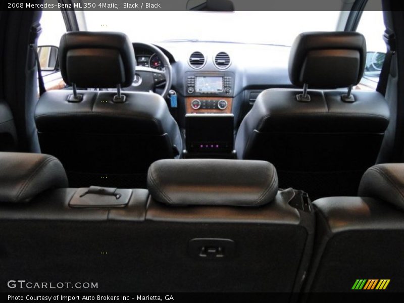 Black / Black 2008 Mercedes-Benz ML 350 4Matic