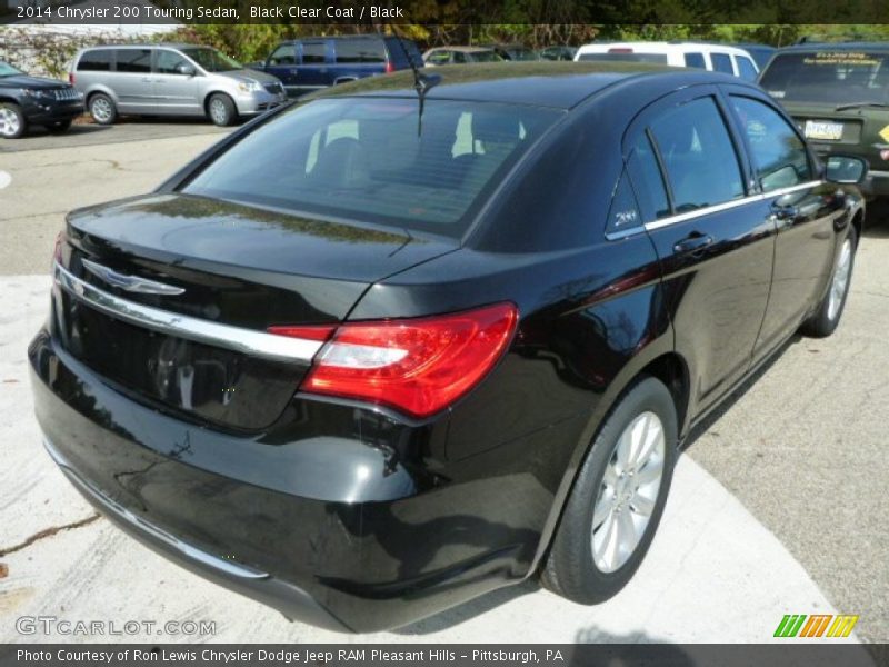 Black Clear Coat / Black 2014 Chrysler 200 Touring Sedan
