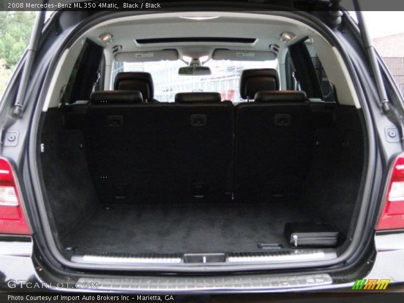 Black / Black 2008 Mercedes-Benz ML 350 4Matic