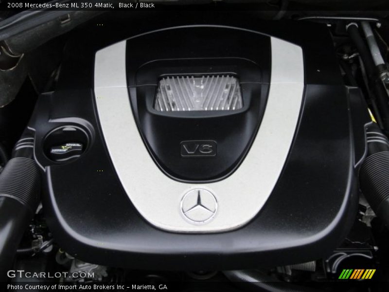 Black / Black 2008 Mercedes-Benz ML 350 4Matic