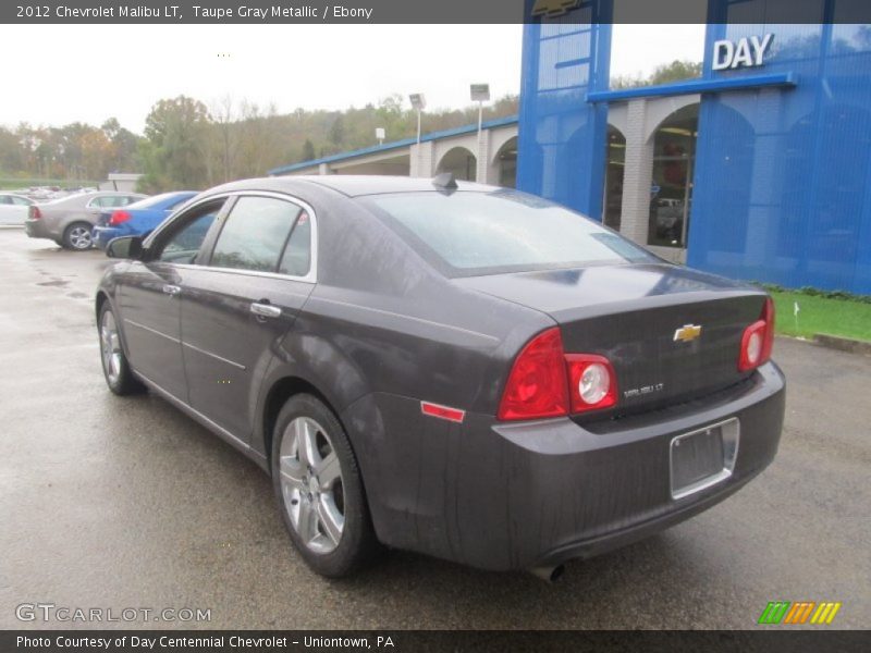 Taupe Gray Metallic / Ebony 2012 Chevrolet Malibu LT