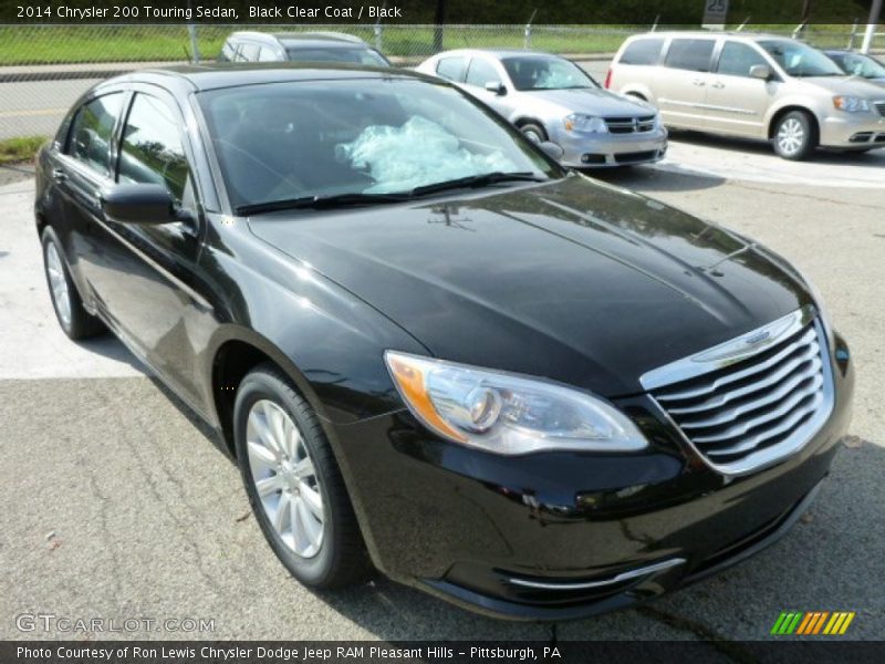 Black Clear Coat / Black 2014 Chrysler 200 Touring Sedan