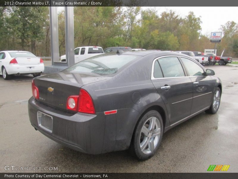 Taupe Gray Metallic / Ebony 2012 Chevrolet Malibu LT