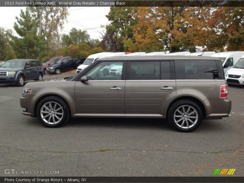 Mineral Gray Metallic / Charcoal Black 2013 Ford Flex Limited AWD
