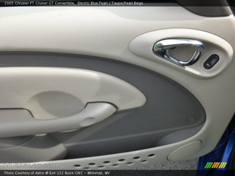 Electric Blue Pearl / Taupe/Pearl Beige 2005 Chrysler PT Cruiser GT Convertible