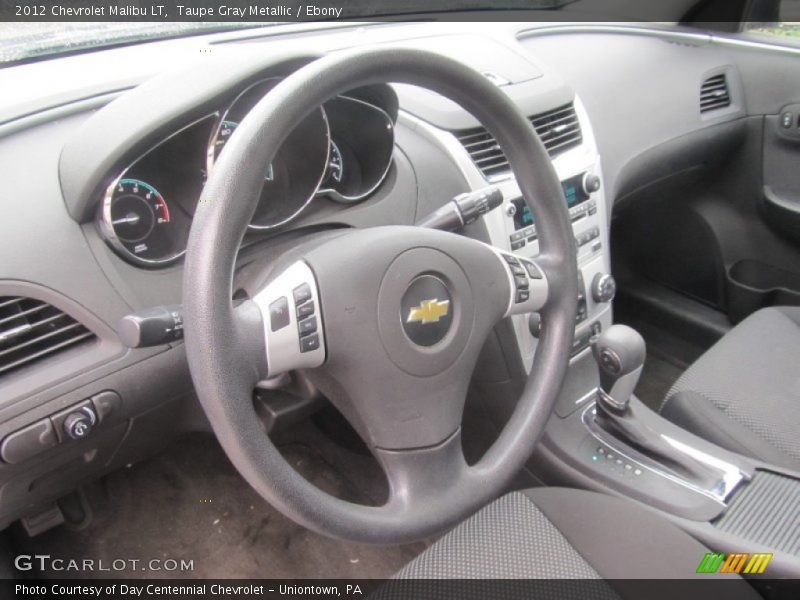 Taupe Gray Metallic / Ebony 2012 Chevrolet Malibu LT