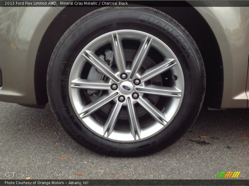 Mineral Gray Metallic / Charcoal Black 2013 Ford Flex Limited AWD