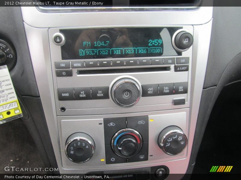 Taupe Gray Metallic / Ebony 2012 Chevrolet Malibu LT