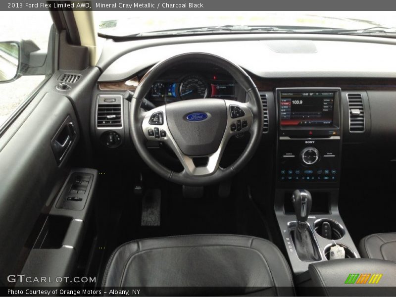 Mineral Gray Metallic / Charcoal Black 2013 Ford Flex Limited AWD