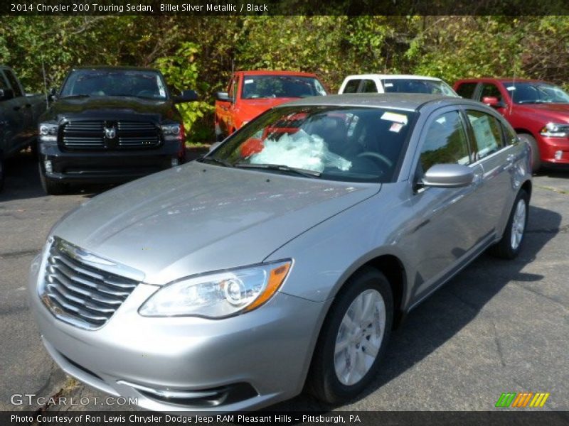 Billet Silver Metallic / Black 2014 Chrysler 200 Touring Sedan
