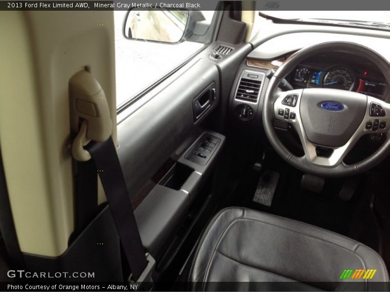 Mineral Gray Metallic / Charcoal Black 2013 Ford Flex Limited AWD