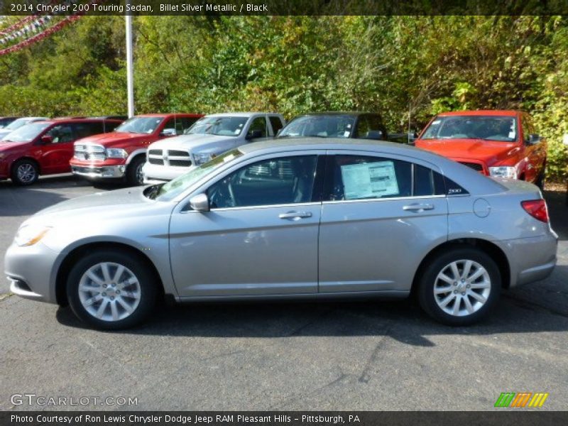 Billet Silver Metallic / Black 2014 Chrysler 200 Touring Sedan
