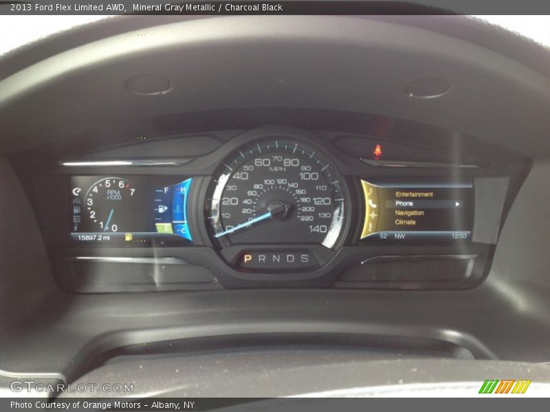 Mineral Gray Metallic / Charcoal Black 2013 Ford Flex Limited AWD