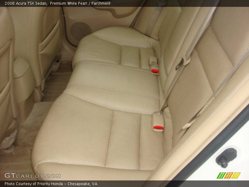Premium White Pearl / Parchment 2008 Acura TSX Sedan