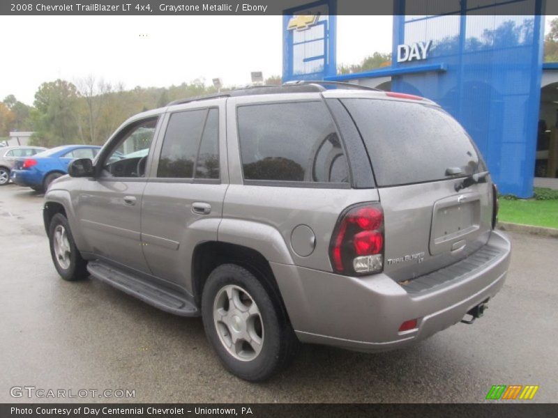 Graystone Metallic / Ebony 2008 Chevrolet TrailBlazer LT 4x4