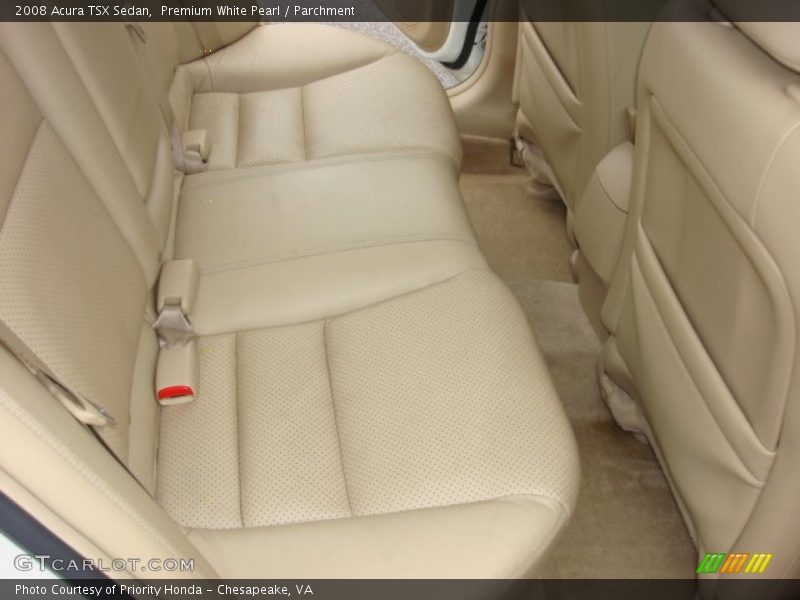 Premium White Pearl / Parchment 2008 Acura TSX Sedan