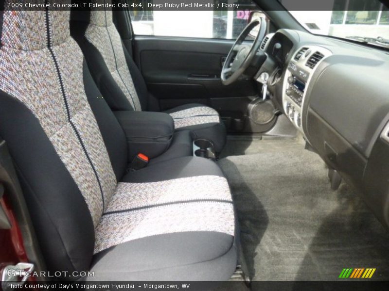 Deep Ruby Red Metallic / Ebony 2009 Chevrolet Colorado LT Extended Cab 4x4