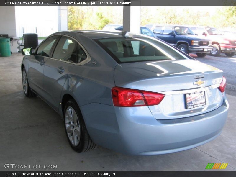 Silver Topaz Metallic / Jet Black/Dark Titanium 2014 Chevrolet Impala LS